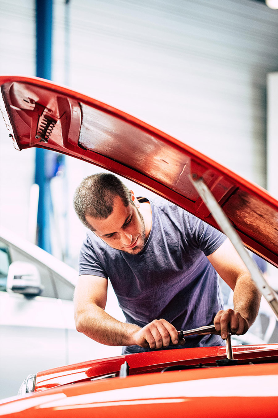 photos de l'atelier vintage du garage des corbières